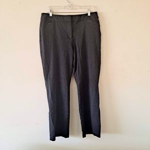 'Chicos Short' Black Flat Front Slack Trouser Pants